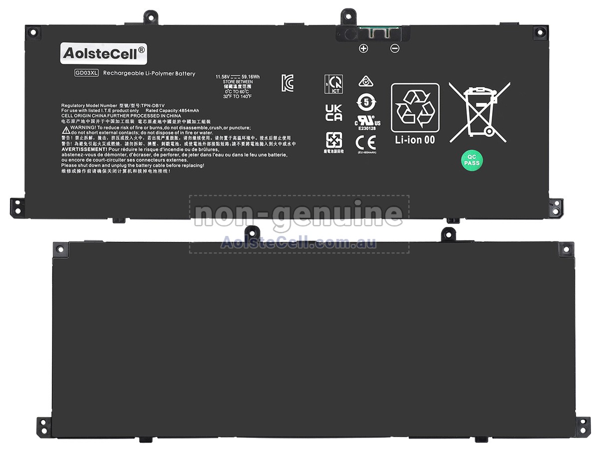 Replacement HP OmniBook X 14-KA0010CA battery