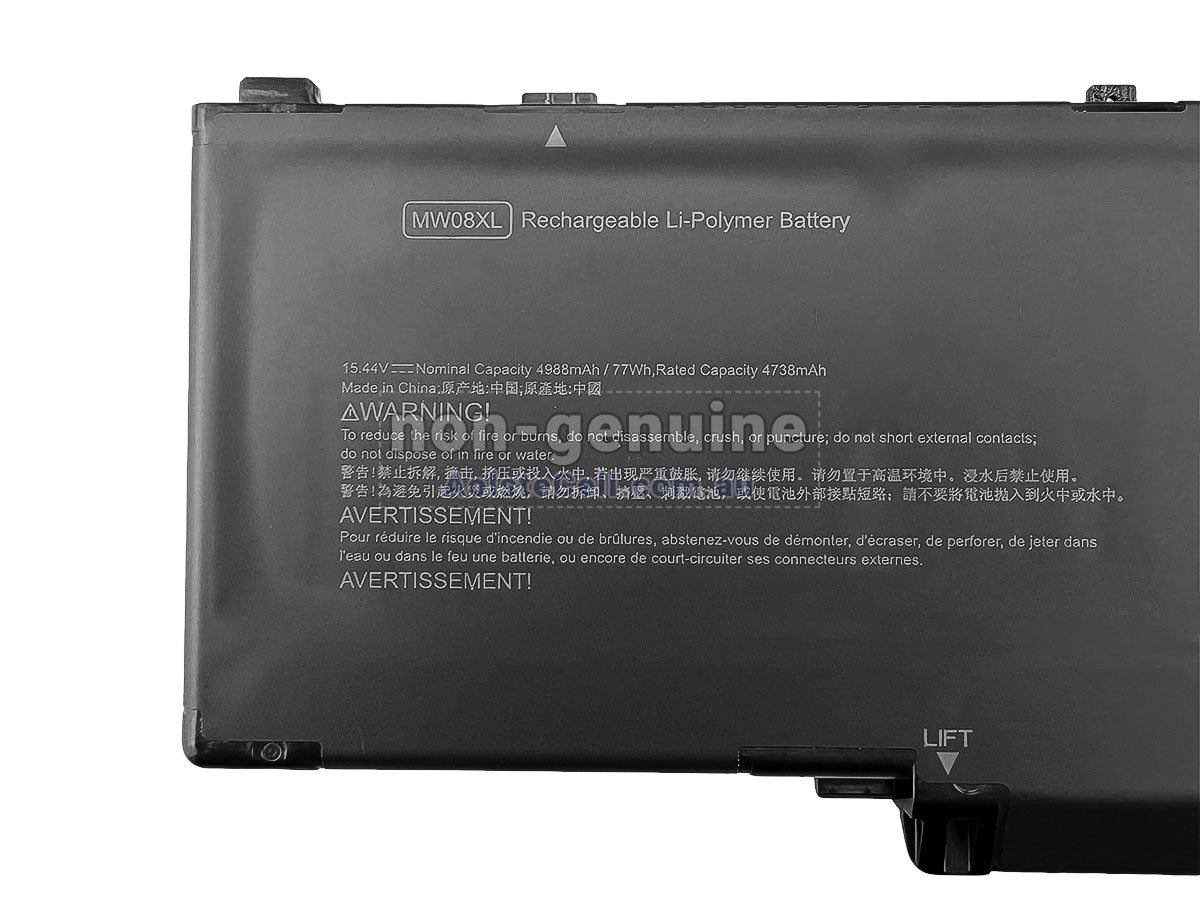 Replacement HP MW08XL battery