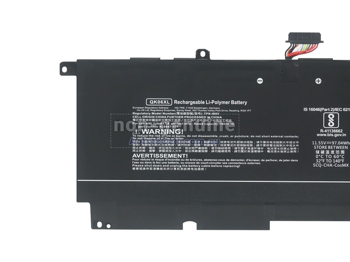 Replacement HP Omen TRANSCEND 16-U1015TX battery