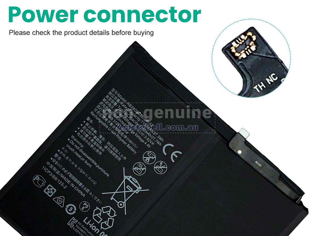 Replacement Huawei MATEPAD 10.4 BAH3-W59 battery