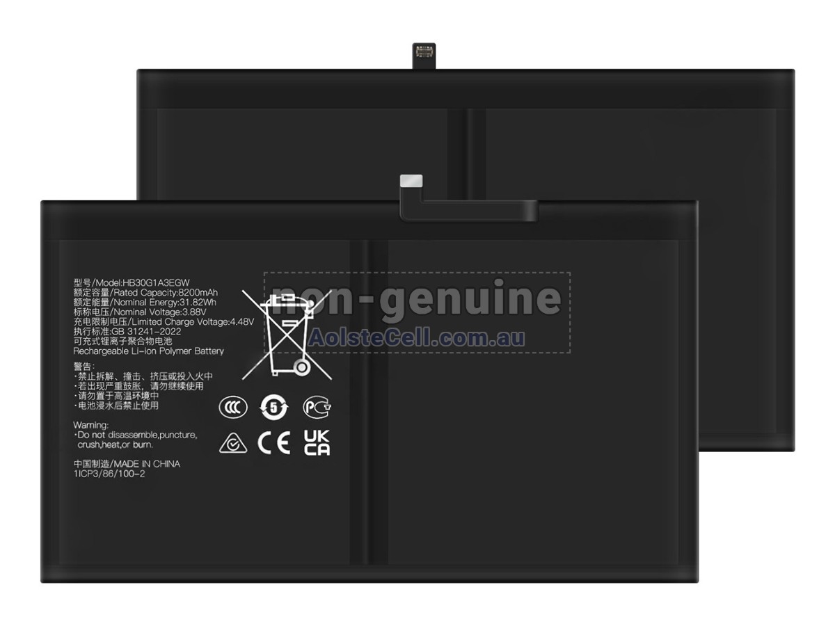 Replacement Huawei HB30G1A3EGW battery