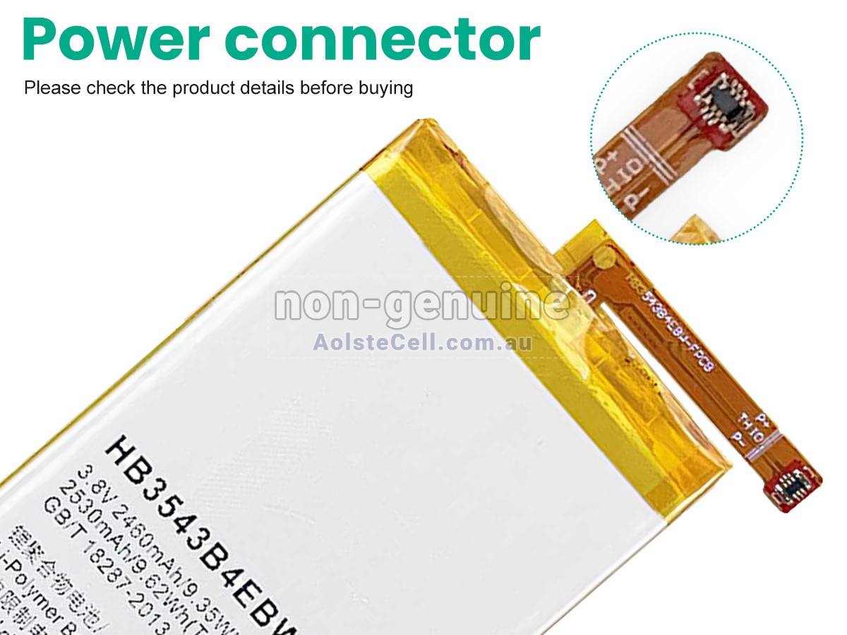 Replacement Huawei ASCEND P7-L00 battery
