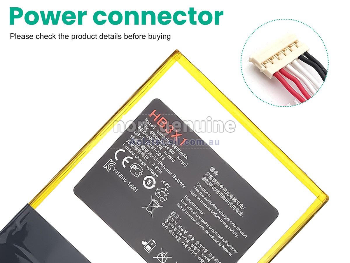 Replacement Huawei HB3484V3EAW battery