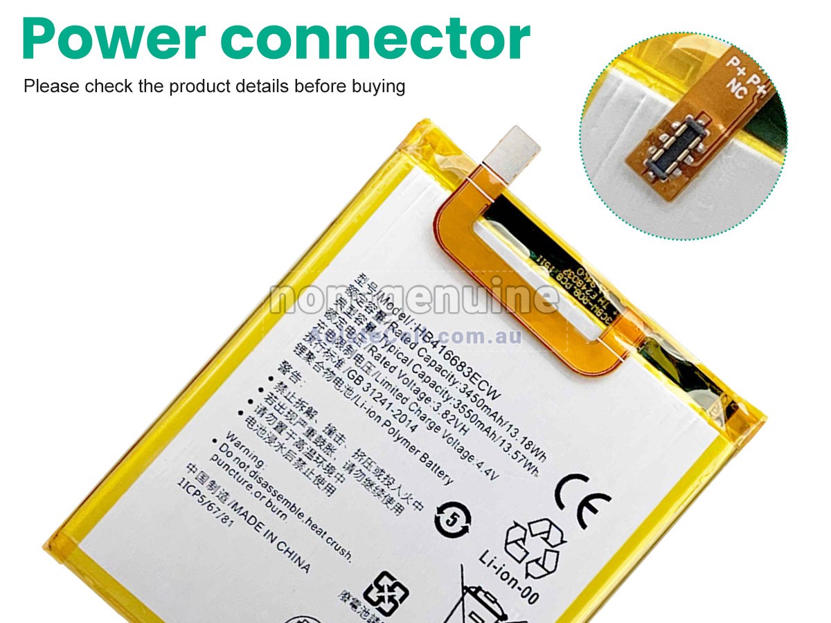 Replacement Huawei GOOGLE NEXUS 6P H1512 battery
