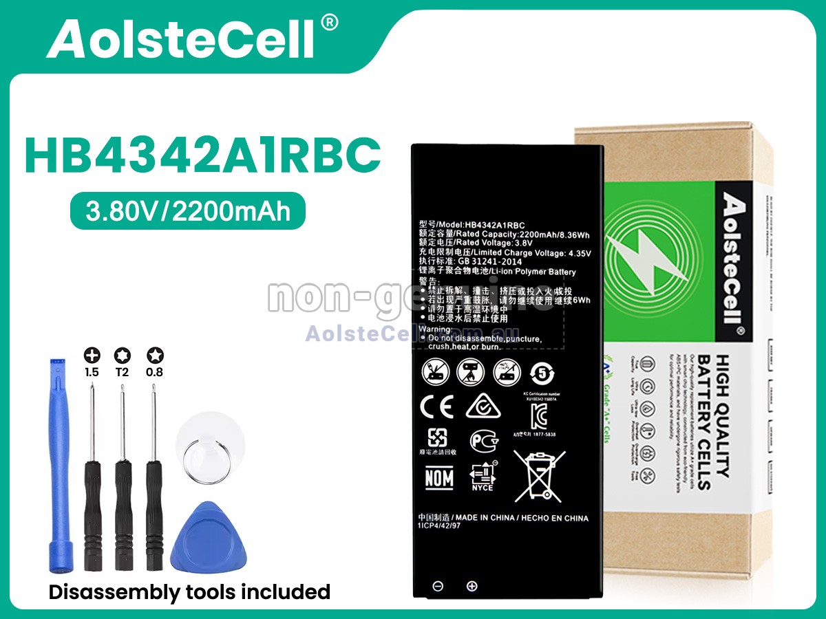 Replacement Huawei HB4342A1RBC battery
