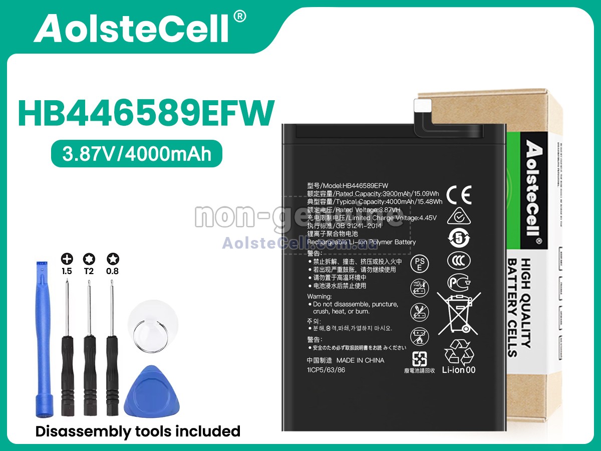 Replacement Huawei HB446589EFW battery