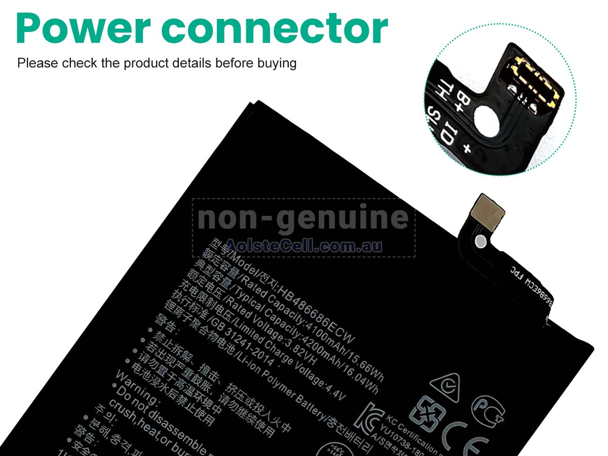 Replacement Huawei ENJOY 20 PLUS 5G battery