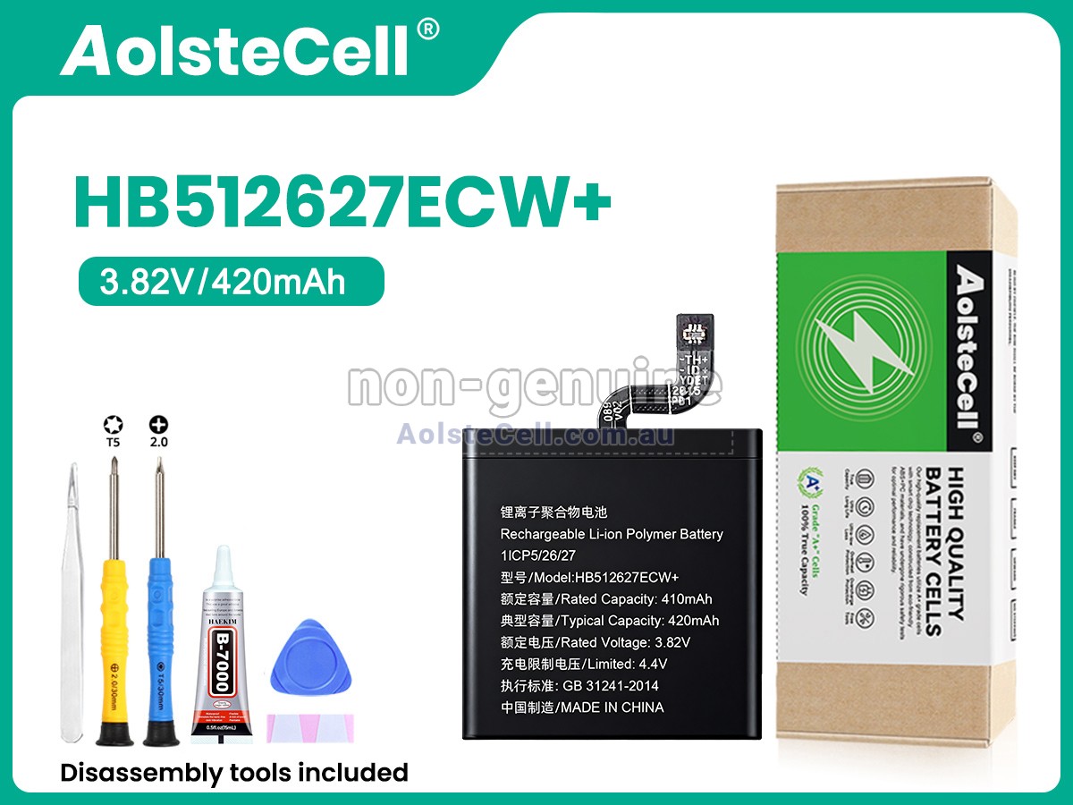 Replacement Huawei HB512627ECW+ battery