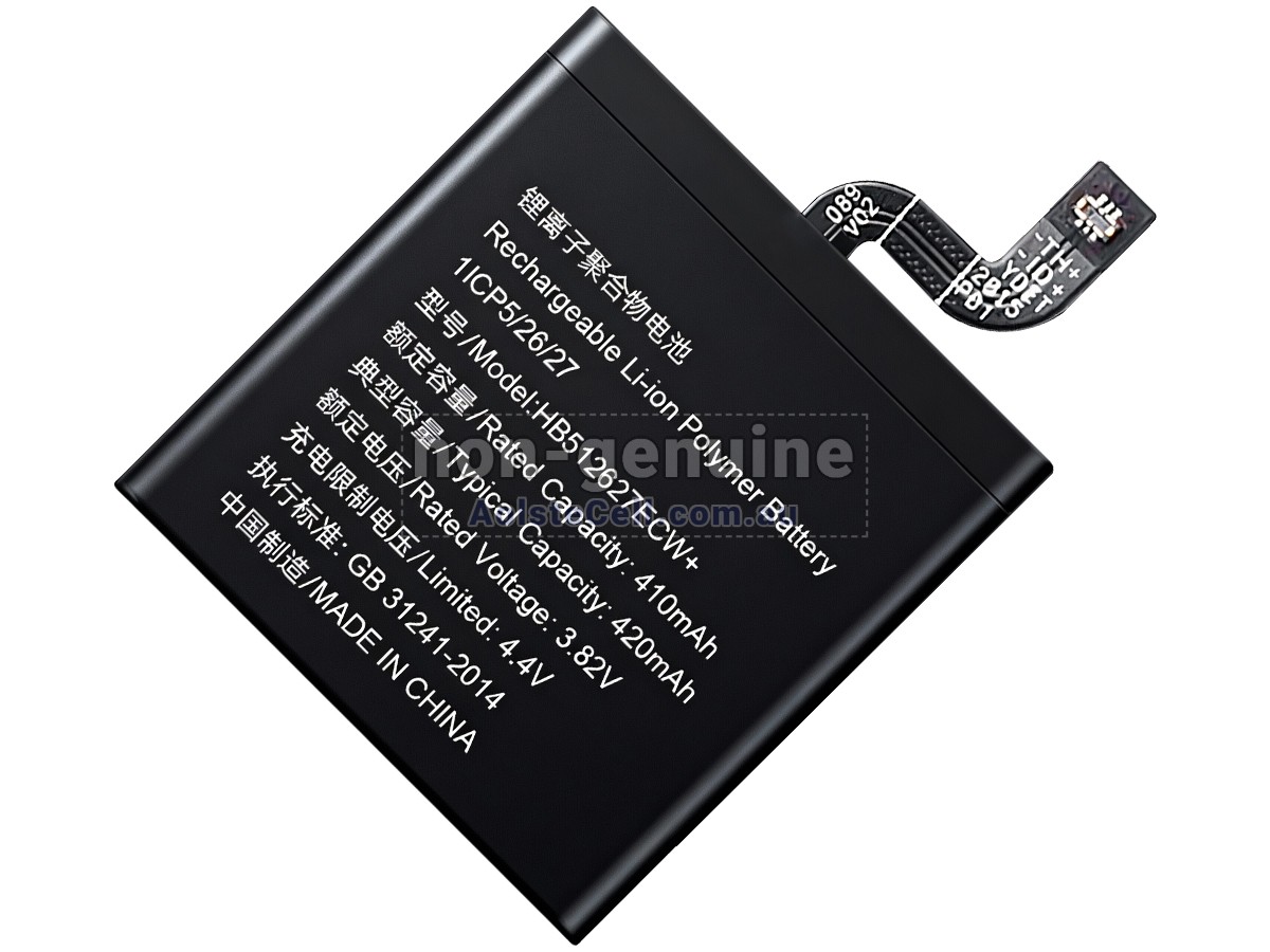 Replacement Huawei HB512627ECW+ battery