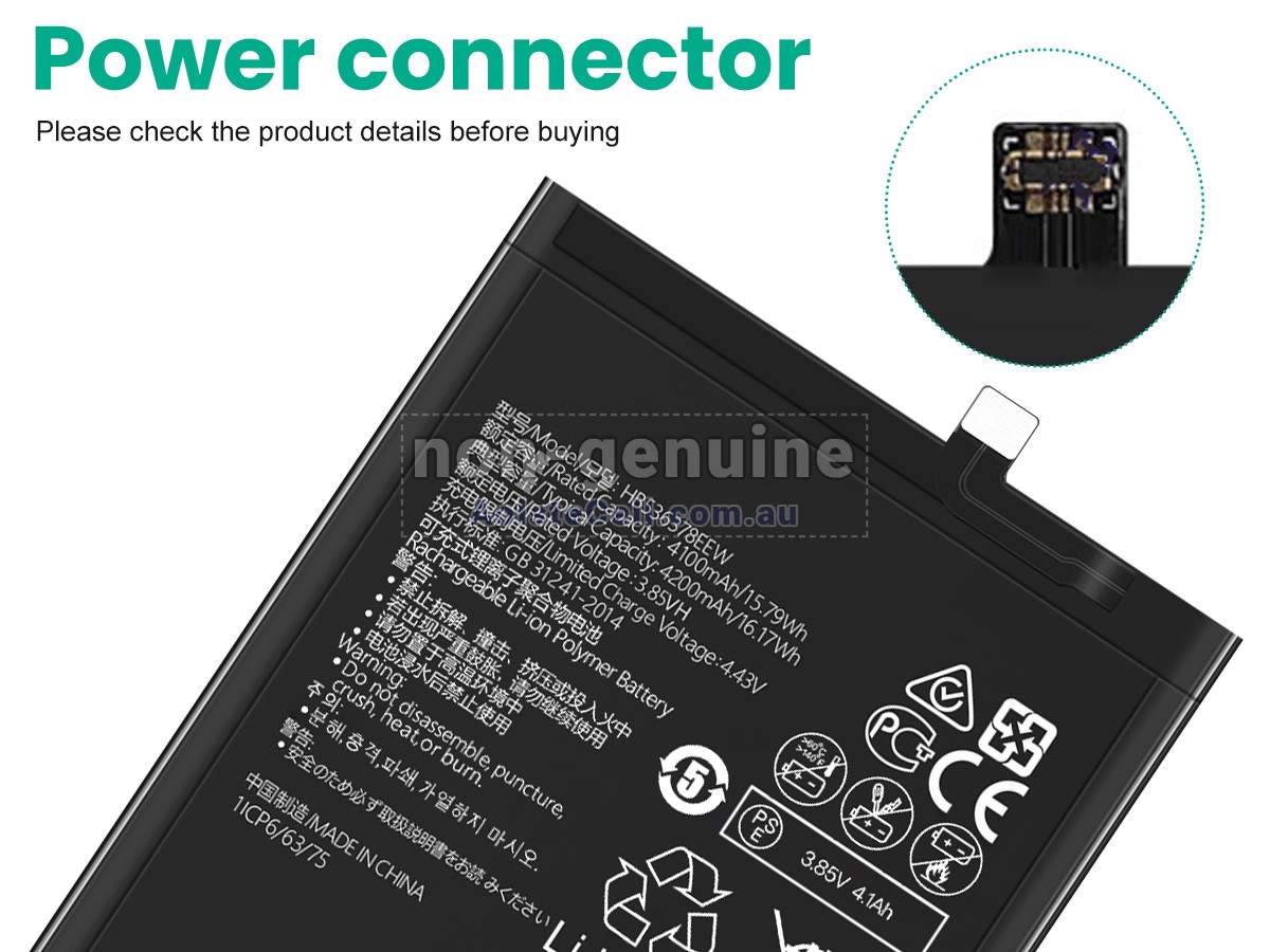 Replacement Huawei HB536378EEW battery