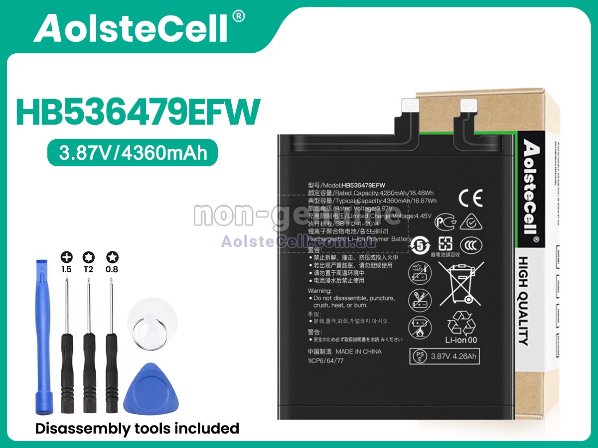 Replacement Huawei HB536479EFW battery