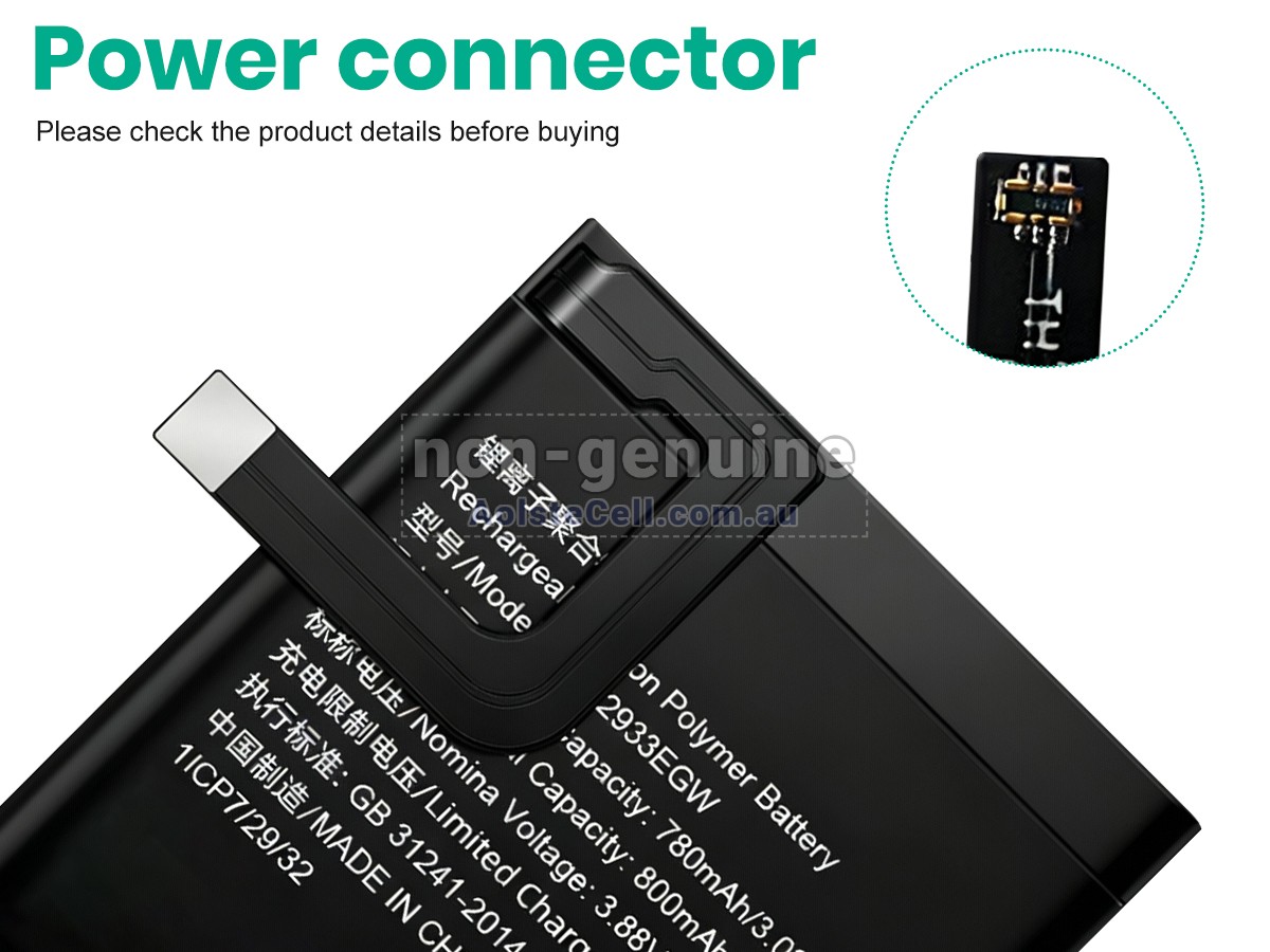 Replacement Huawei HB652933EGW battery