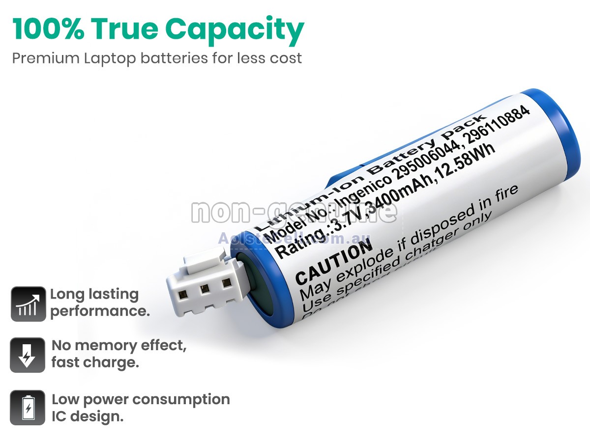 Replacement Ingenico F26401964 battery