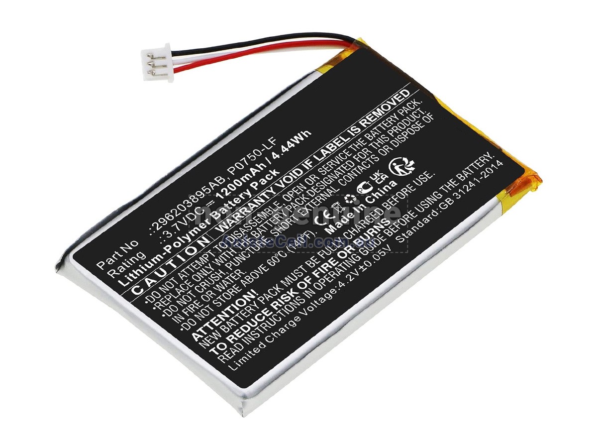 Replacement Ingenico P0750-LF battery