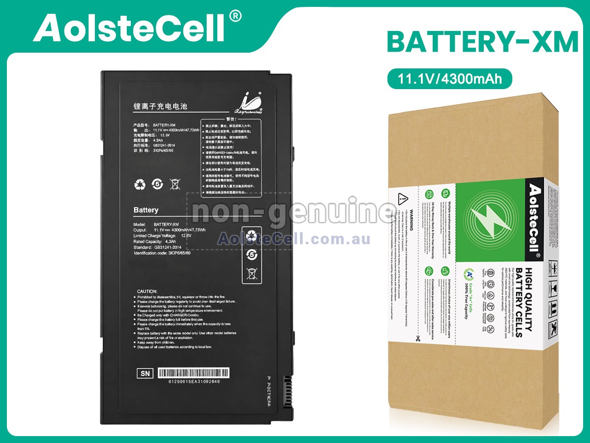 Replacement Iray BATTERY-XM battery
