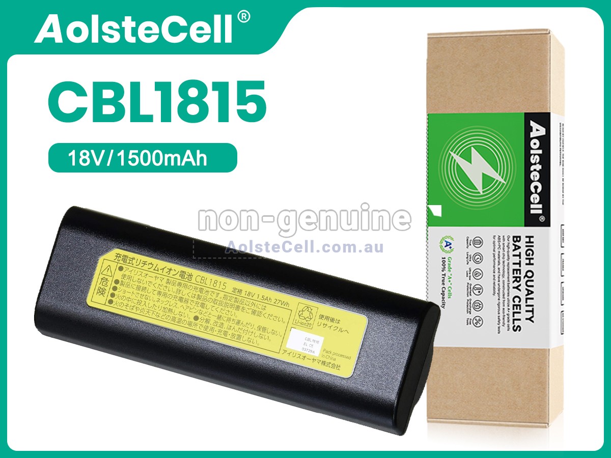 Replacement Iris Ohyama CBL1815 battery