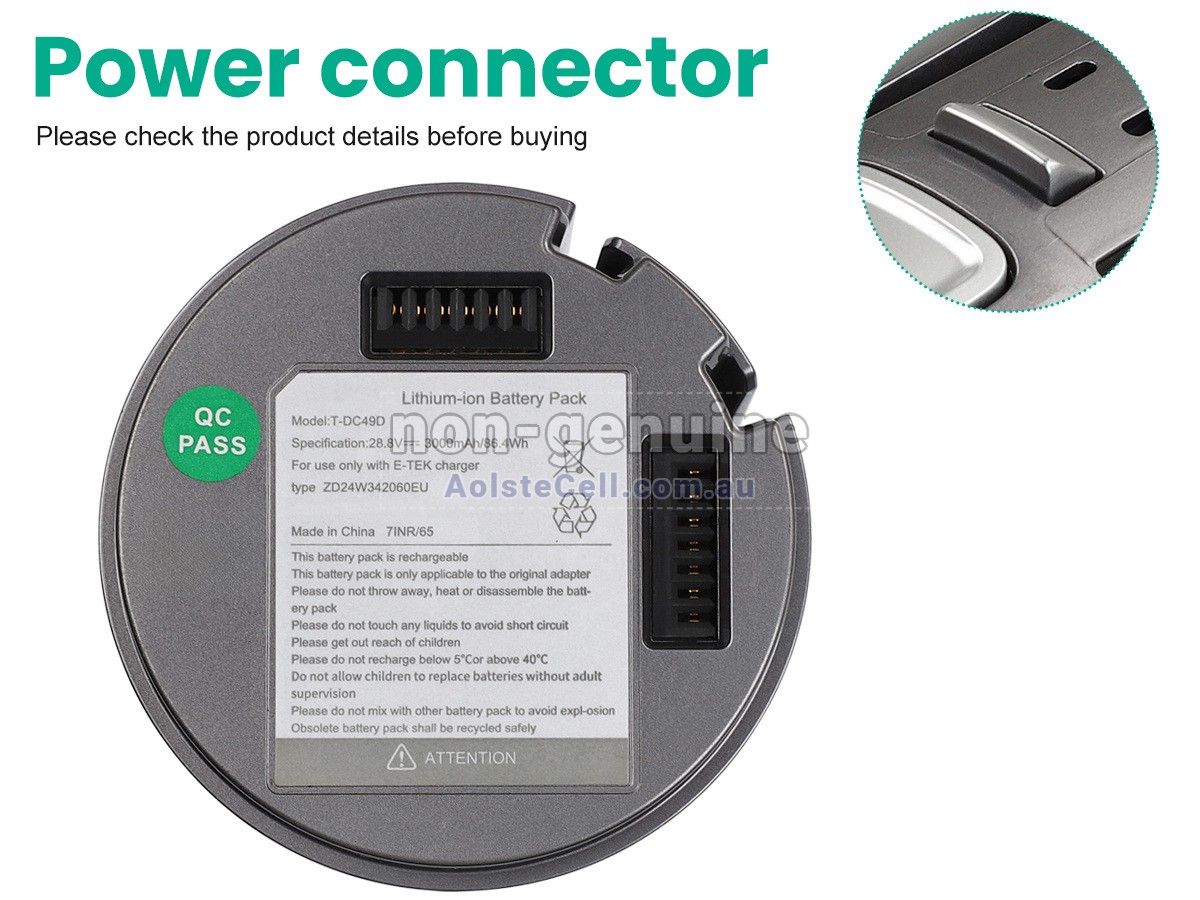 Replacement JIMMY B0NJ1760003R battery