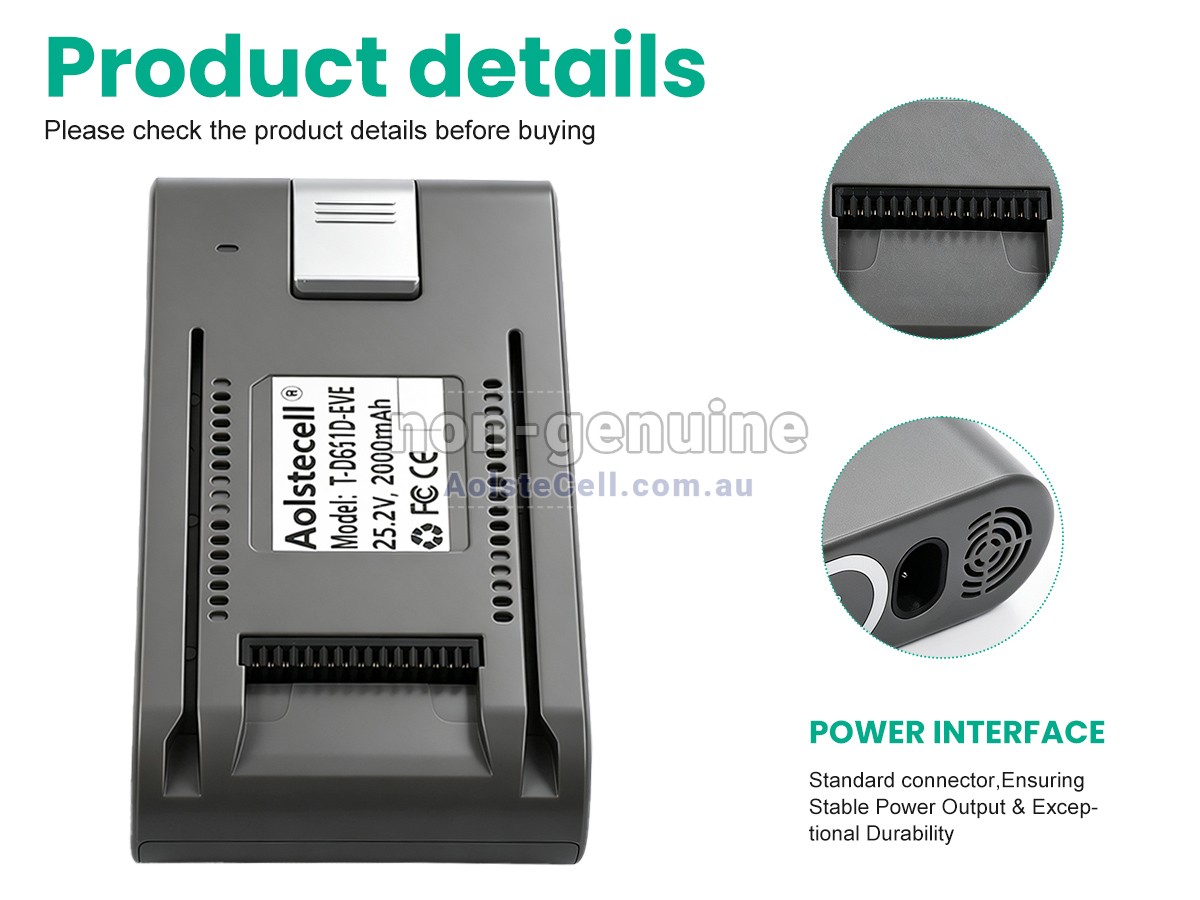 Replacement JIMMY H8 FLEX battery
