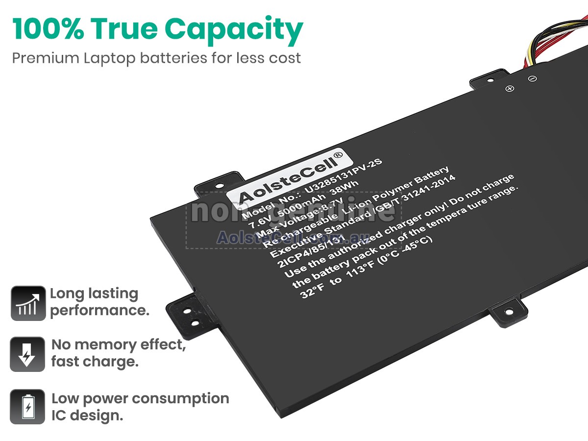 Replacement Jumper U3285131PV-2S-9LINES battery