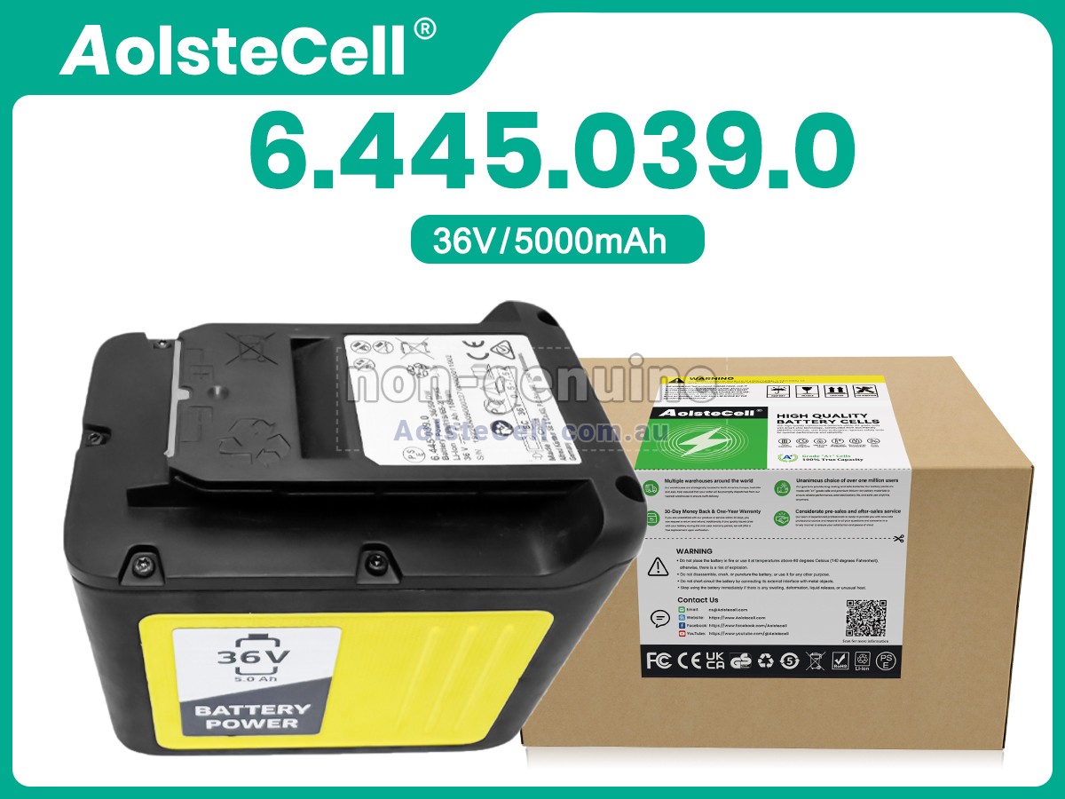 Replacement Karcher 36V 6.445-039.0 battery