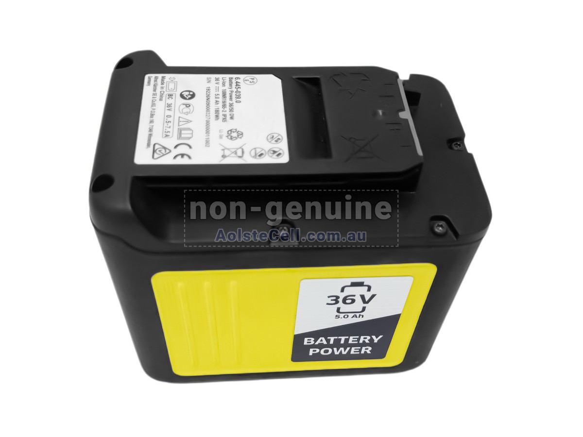 Replacement Karcher 36V 6.445-039.0 battery