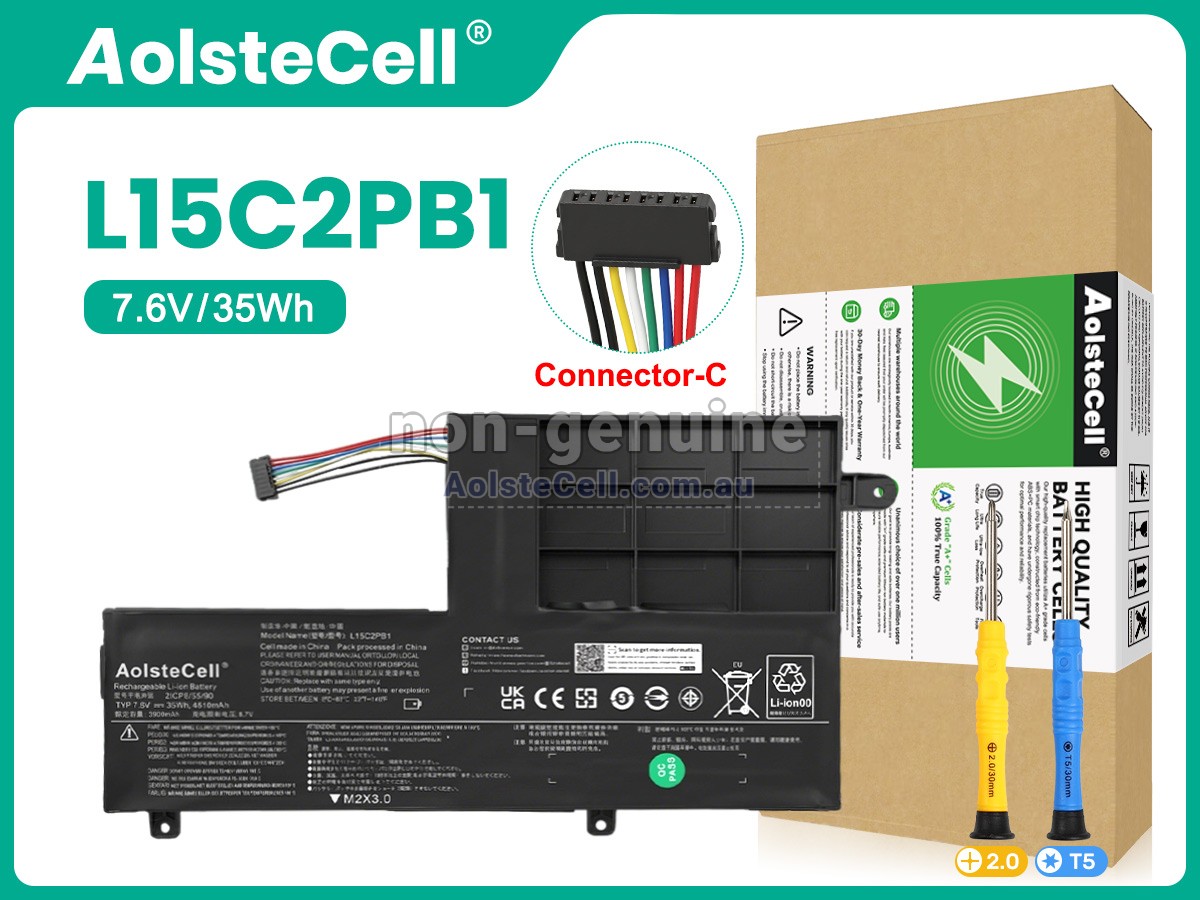 Replacement Lenovo L15L2PB1 battery