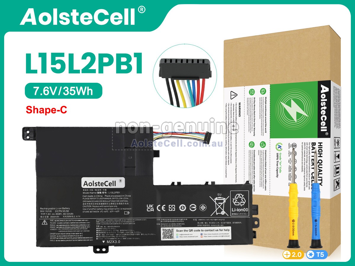 Replacement Lenovo L15M2PB1 battery