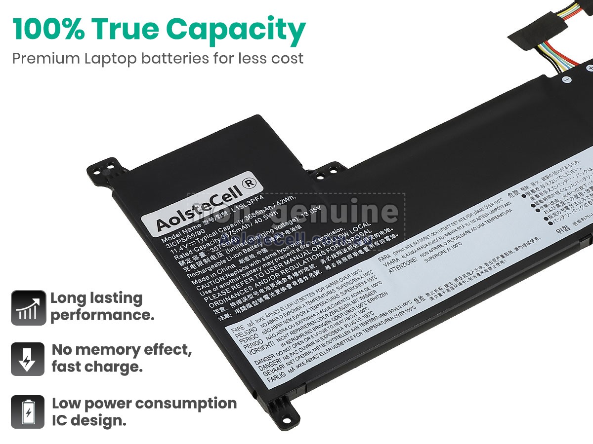 Replacement Lenovo L19C3PF6 battery