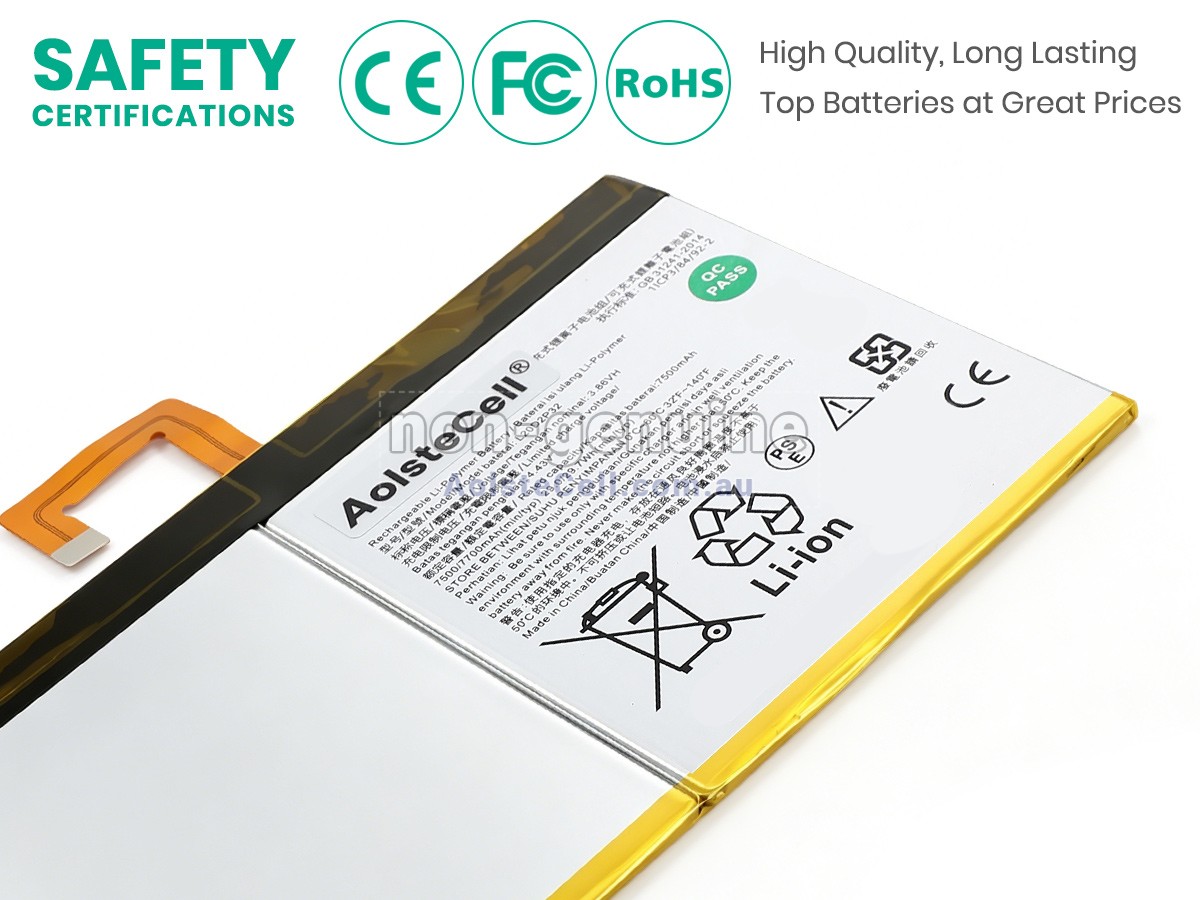 Replacement Lenovo QITIAN E10C TB-X6E6FC battery