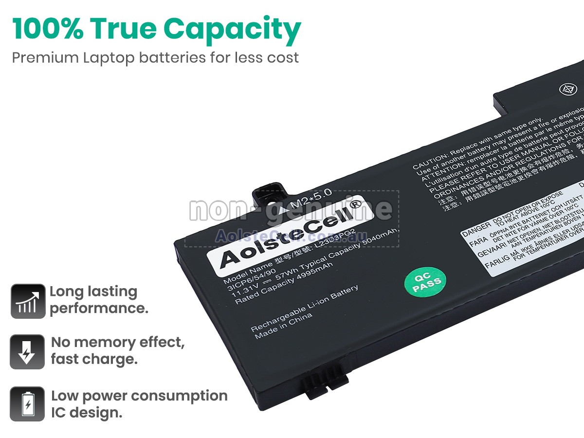 Replacement Lenovo 5B11M75267 battery