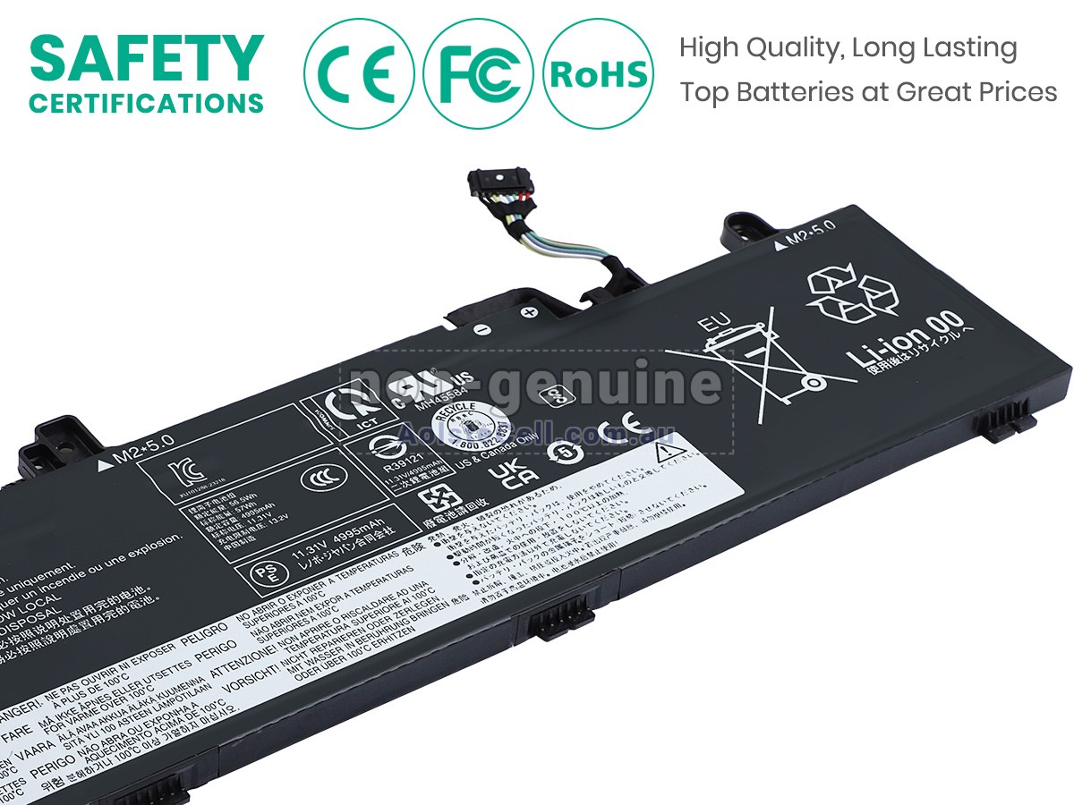 Replacement Lenovo 5B11M75267 battery