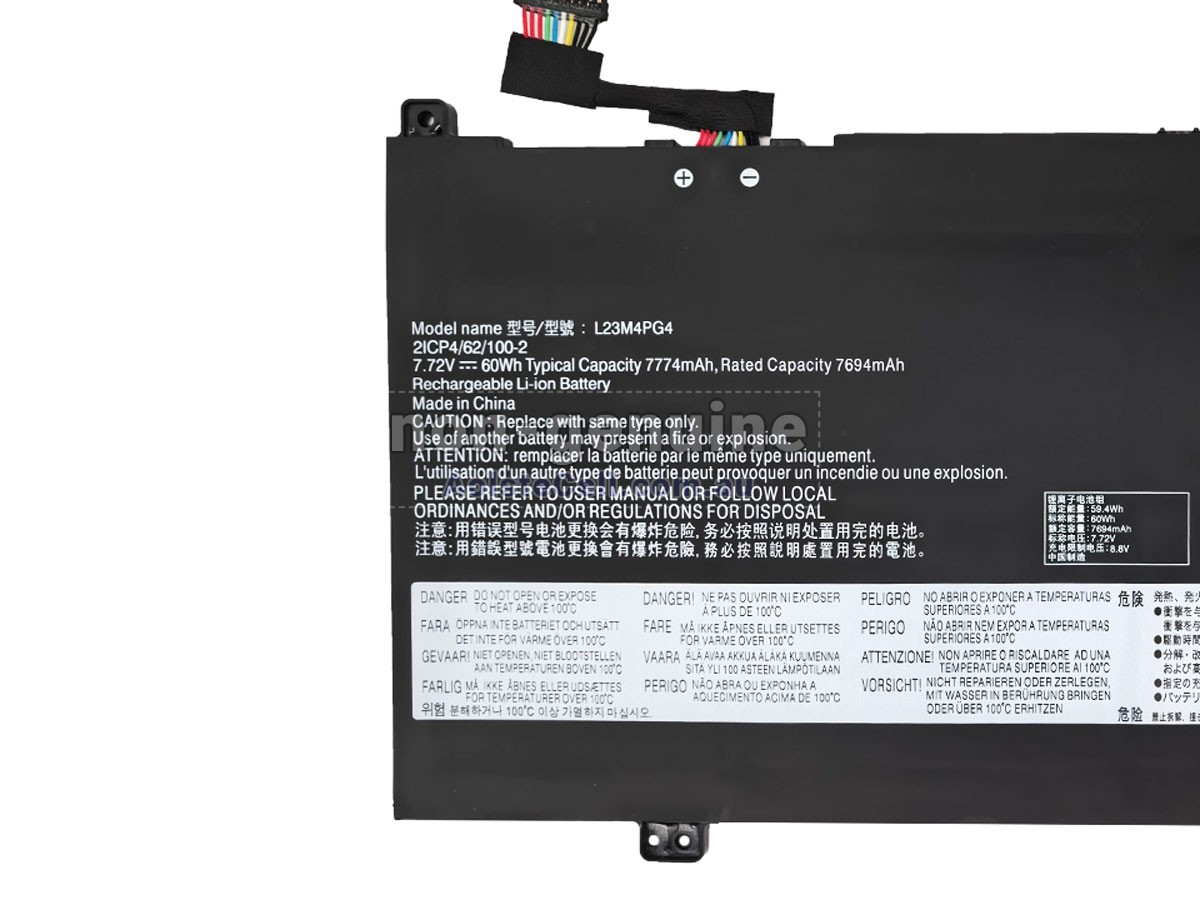 Replacement Lenovo 5B11N50695 battery