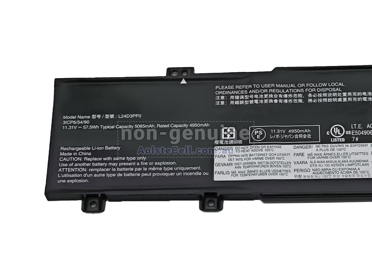 Replacement Lenovo L24B3PF0 battery