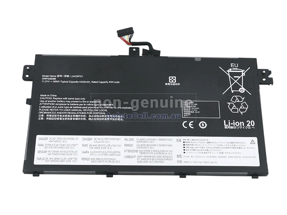 Replacement Lenovo L24X3PG1 battery