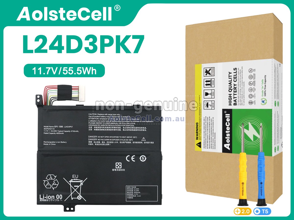 Replacement Lenovo L24L3PK7 battery