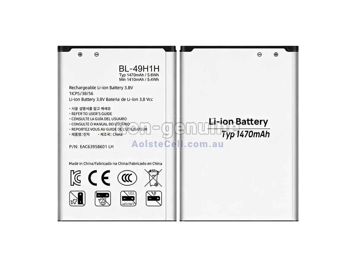 Replacement LG BL-49H1H battery