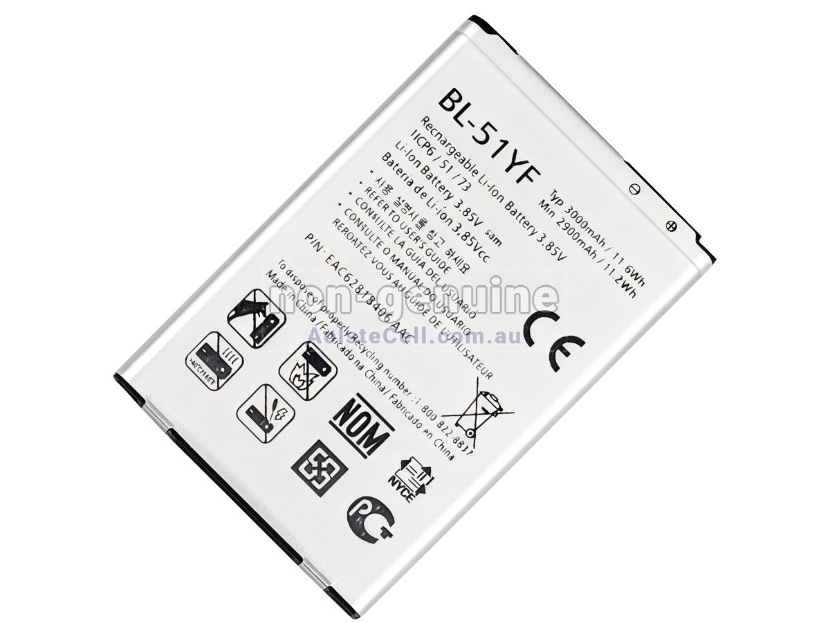 Replacement LG H540 battery