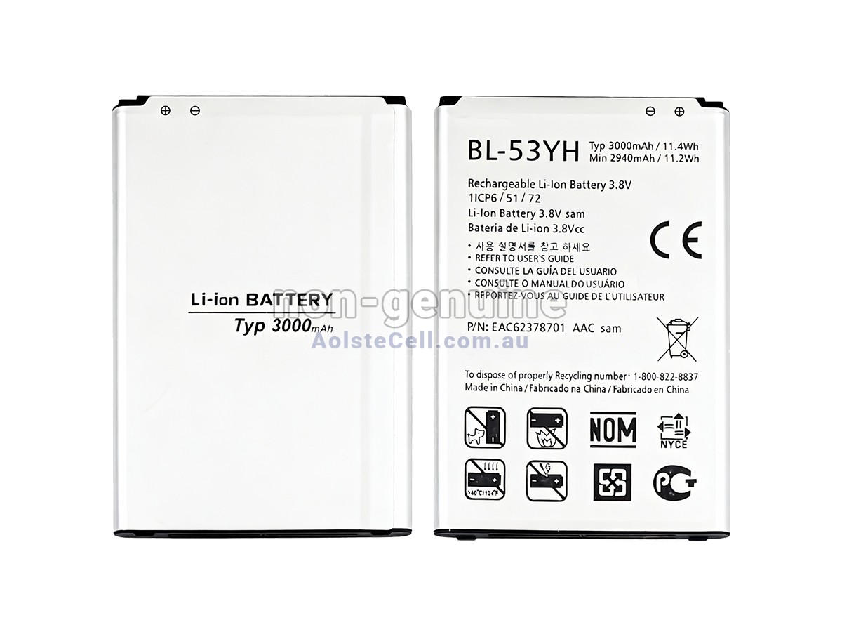 Replacement LG G3 STYLUS battery