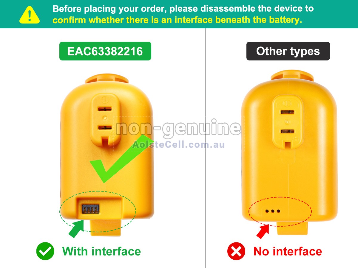 Replacement LG A9S LCD 2023 battery