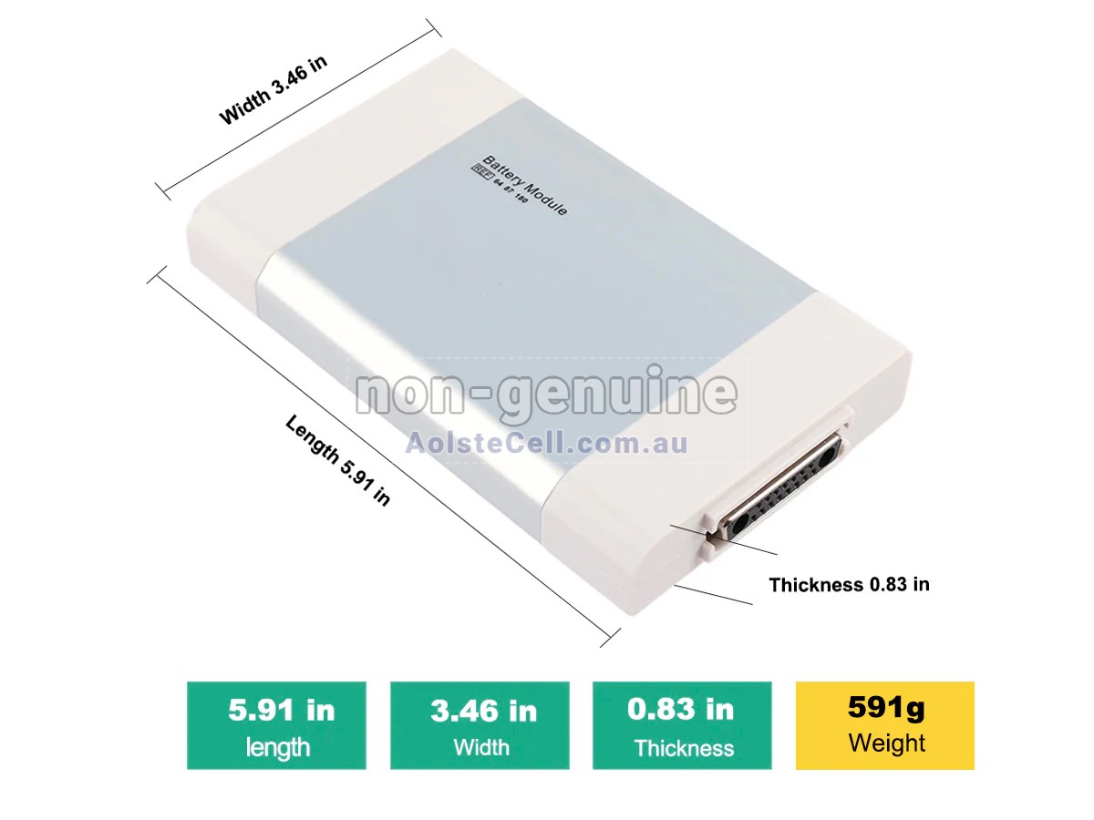 Replacement Maquet 6487180 battery