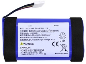 Battery For Marshall stockwell II C406A3-1