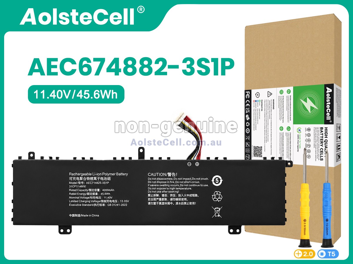 Replacement Mechrevo AEC674882-3S1P battery