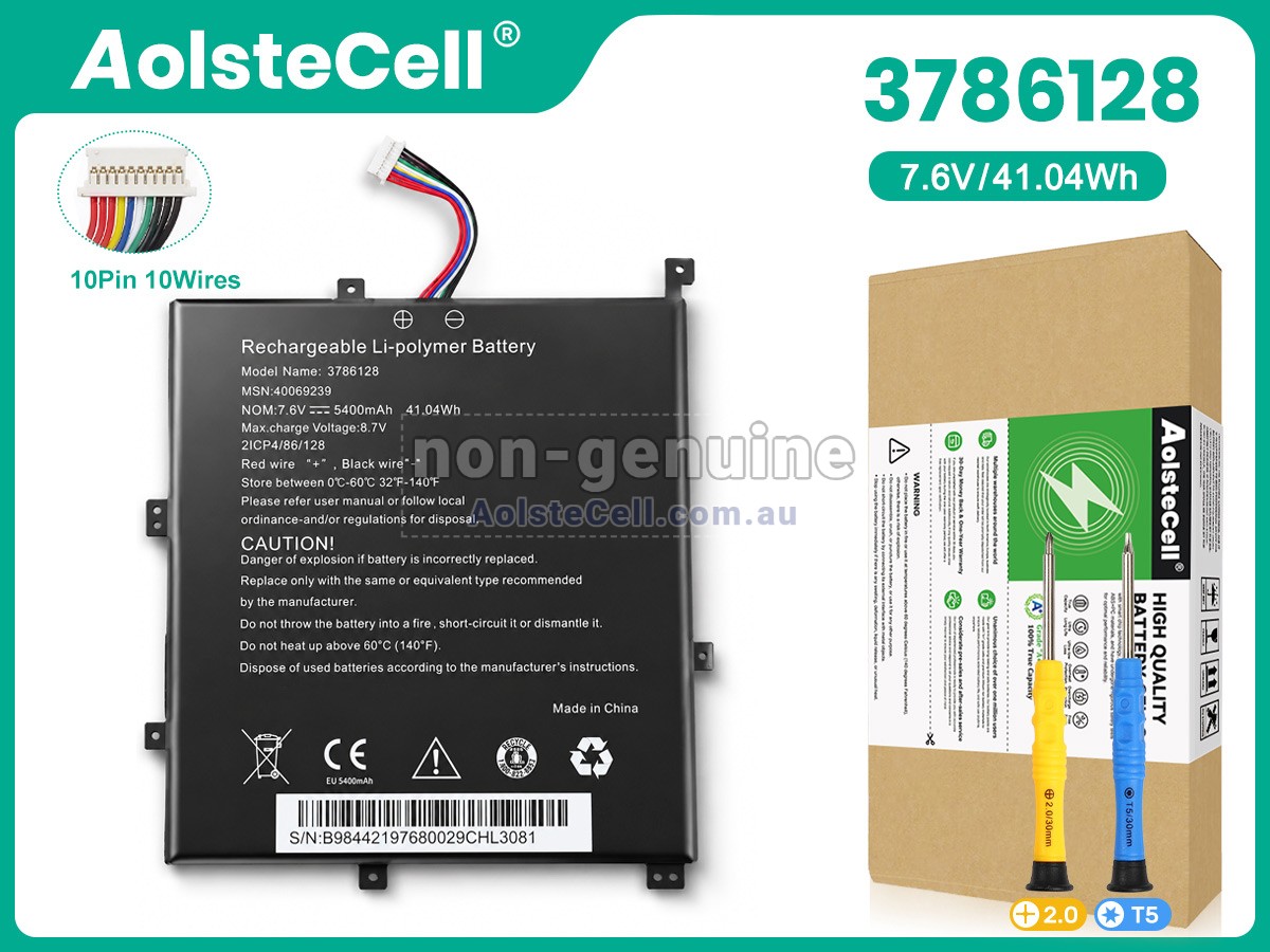 Replacement Medion 3786128 battery