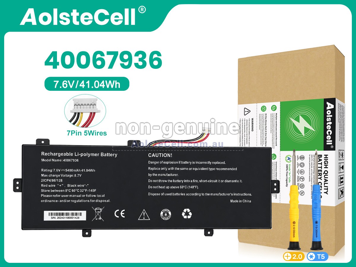 Replacement Medion 3786128 battery