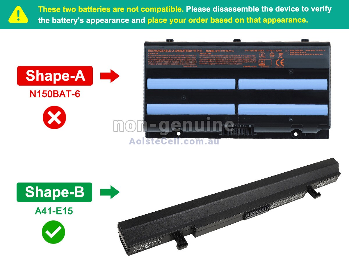 Replacement Medion ERAZER X6601 battery