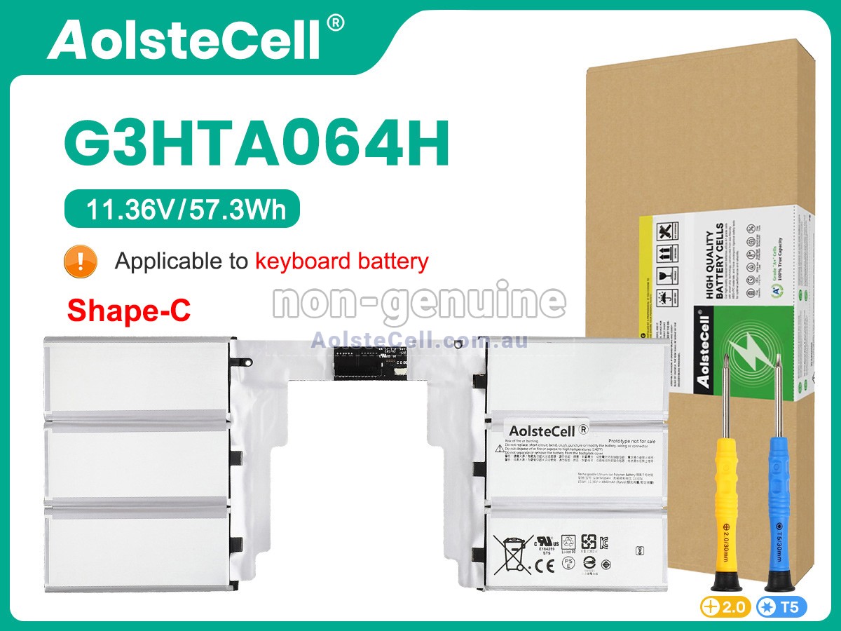 Replacement Microsoft Surface BOOK 2 1832 battery
