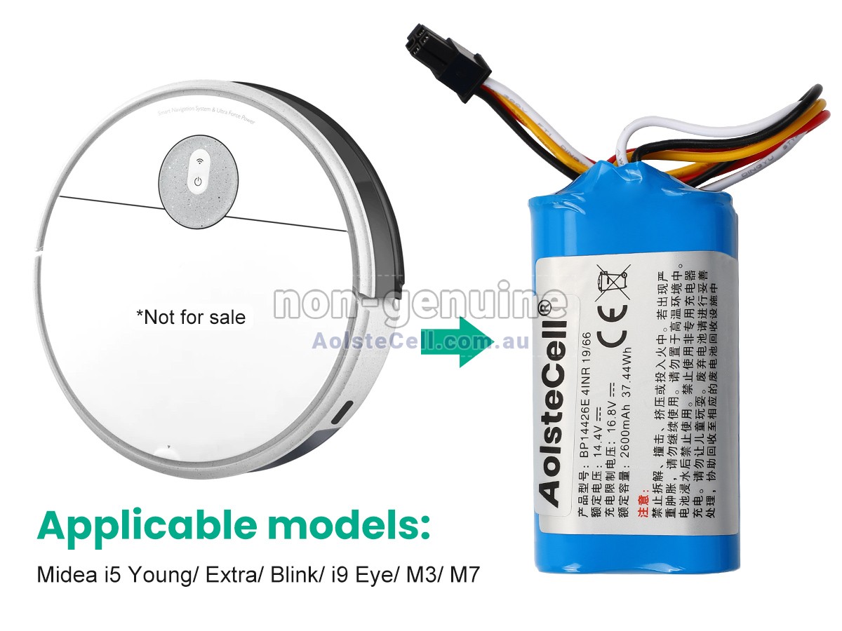 Replacement Midea BP14426 battery