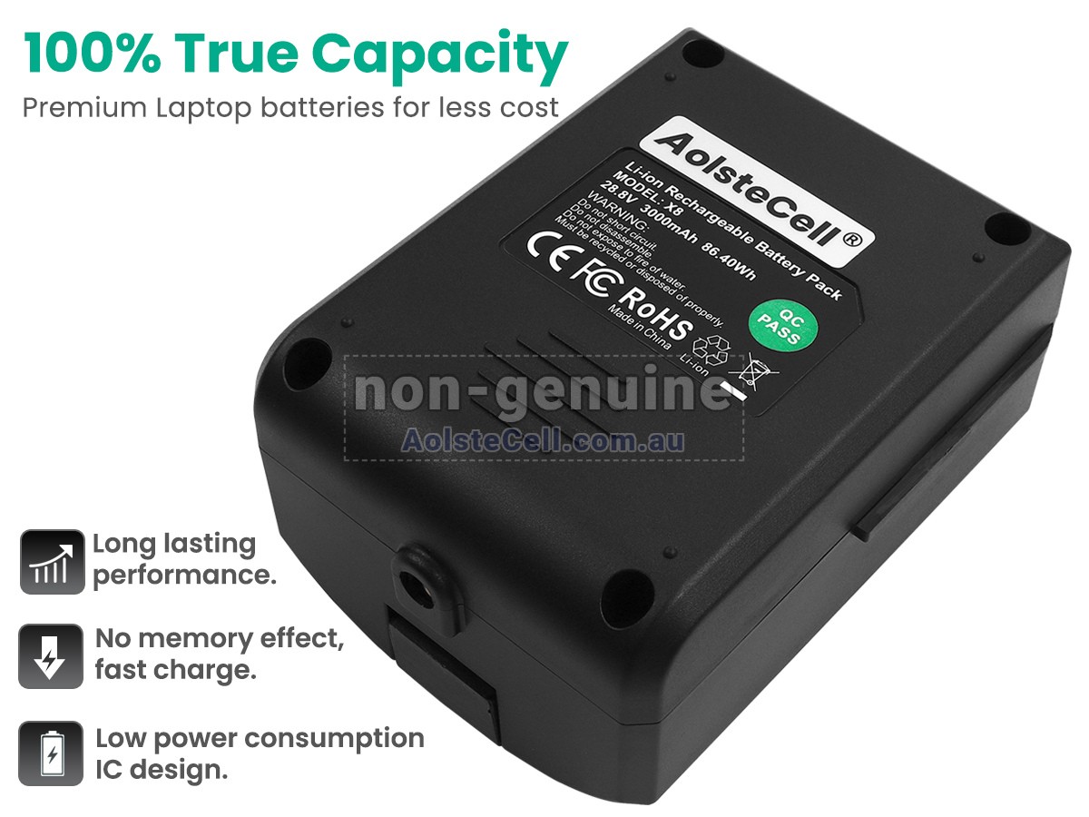 Replacement Moosoo X8 battery