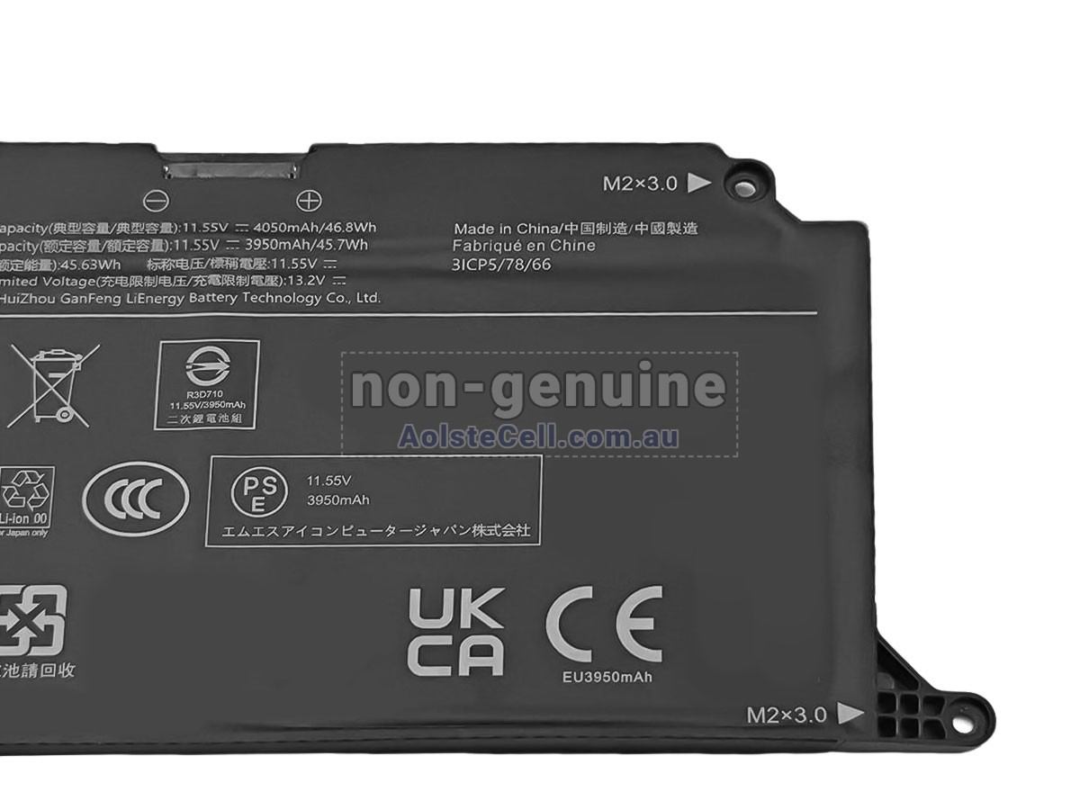 Replacement MSI BTY-M4B battery