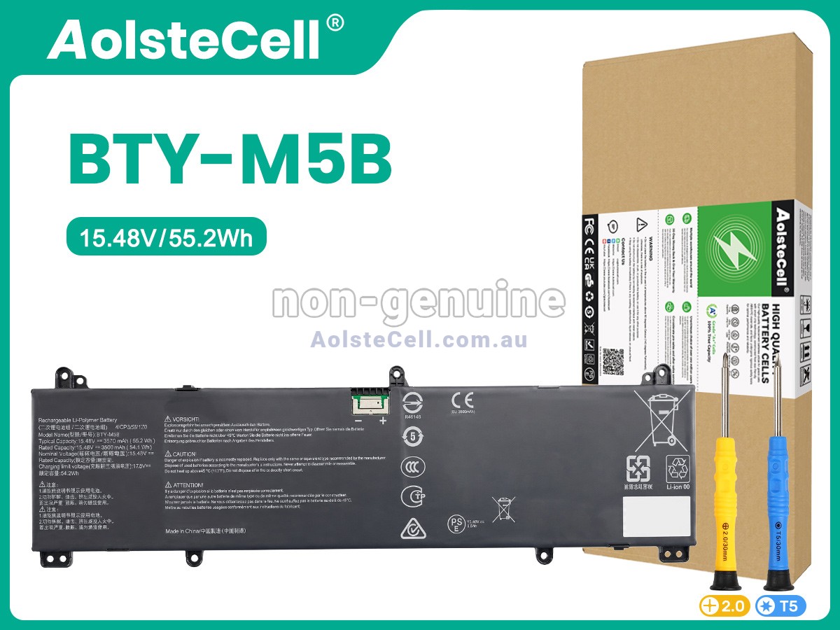 Replacement MSI VENTURE 16 AI A2HMTG battery